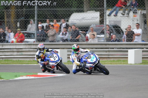 2008-05-11 Monza 2875 Suzuki GSX R European Cup - Fabrizio Pirovano